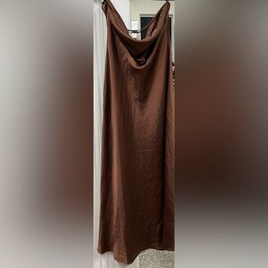 Elegant Brown Skirt